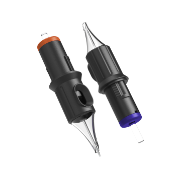 Caja de  20 Cartuchos Ghost Black  - Round Liner Medium Taper