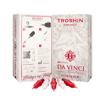 Box of 40 DaVinci V2 x Troshin #3RL Cartridges