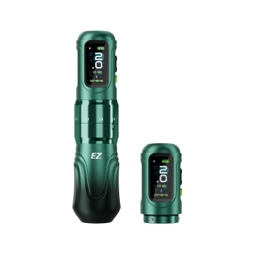 EZ P6 Wireless Tattoo Pen con Batería Adicional - Green Gradient