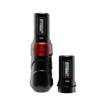 FK Irons Flux Max con 2x PowerBolt II - Longitud de Carrera de 4.0mm - Yomico Rojo/Negro