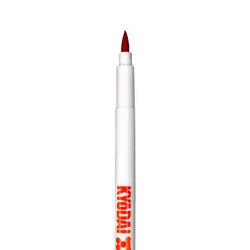 Paquete de 5 Kyodai Rotuladores Tipo Pincel de Punta Blanda - Kyodai Vermillion - Kyodai Vermillion