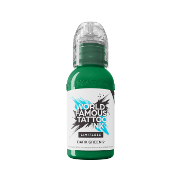 Tinta Para Tatuar World Famous Limitless - Dark Green 2 30 ml