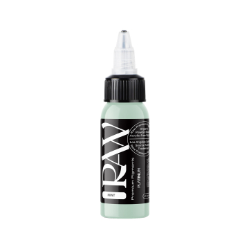 Raw Pigments Platinum - Mint Tattoo Ink - 30ml