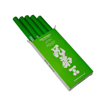 Pack de 5 Rotuladores Kyodai de Punta Firme - Midori Green