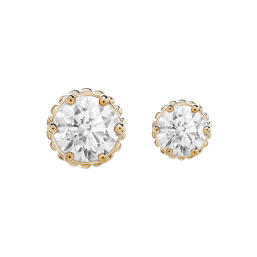 Parte superior sin rosca con diseño de corona y piedra engastada de oro de 14 kt de Tilum