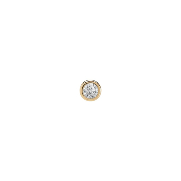 Parte superior sin rosca de oro de 14 kt en forma de círculo de Tilum