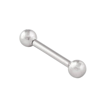 Barbell recto de titanio con rosca interna de Tilum