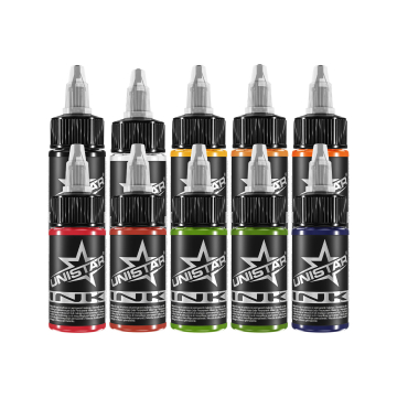 UNISTAR Colours™ Ink - Set Top Basic 10 x 30ml (1oz)