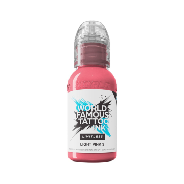 Tinta Para Tatuar World Famous Limitless - Light Pink 3 30ml