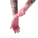 Caja de 100 Guantes Saferly Nitrilo Rosas