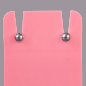 Mini pendientes Studex bolitas tradicionales - Acero inoxidable