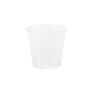 Paquete de 100 Mini Cápsulas de Enjuague de Plástico 20 ml - Transparente