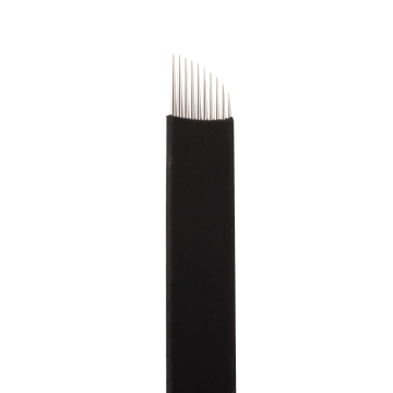 Caja de 25 Jenn Boyd Ink - Brow Slayer Microblades / Microblading Needles - 10.25 Curved Slant