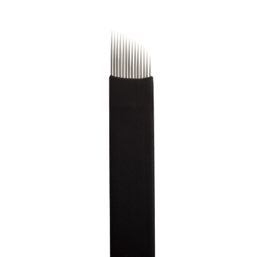 Caja de 25 Jenn Boyd Ink - Brow Slayer Microblades / Microblading Agujas - 14.20 Curved Slant