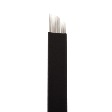 Caja de 25 Jenn Boyd Ink - Brow Slayer Microblades / Microblading Needles - 15.16 Ultra Fine Curved Slant