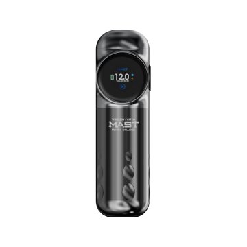 Dragonhawk Mast Archer S Tattoo Pen Machine - Gris y Negro - Longitud de Carrera 4.2 mm