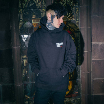 Killer Ink By Hobo Jack - Sid the Skull Sudadera con Capucha - Negra