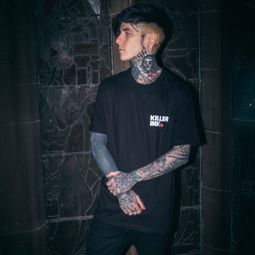 Killer Ink By Hobo Jack - Sid the Skull Camiseta- Negra