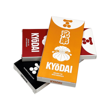 Paquete de 5 Kyōdai Rotuladores Tipo Pincel Punta Blanda