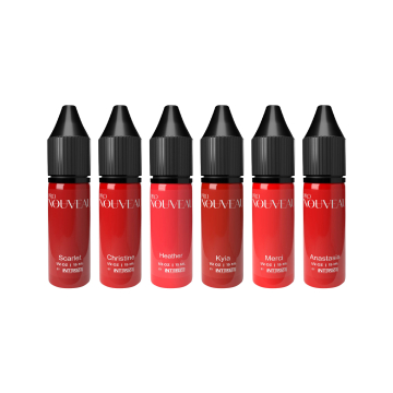 Pro Nouveau Pigments - Set Lips Collection 6x 15ml