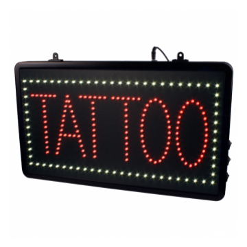 Señal LED 'TATTOO' Colgable Con Cadena
