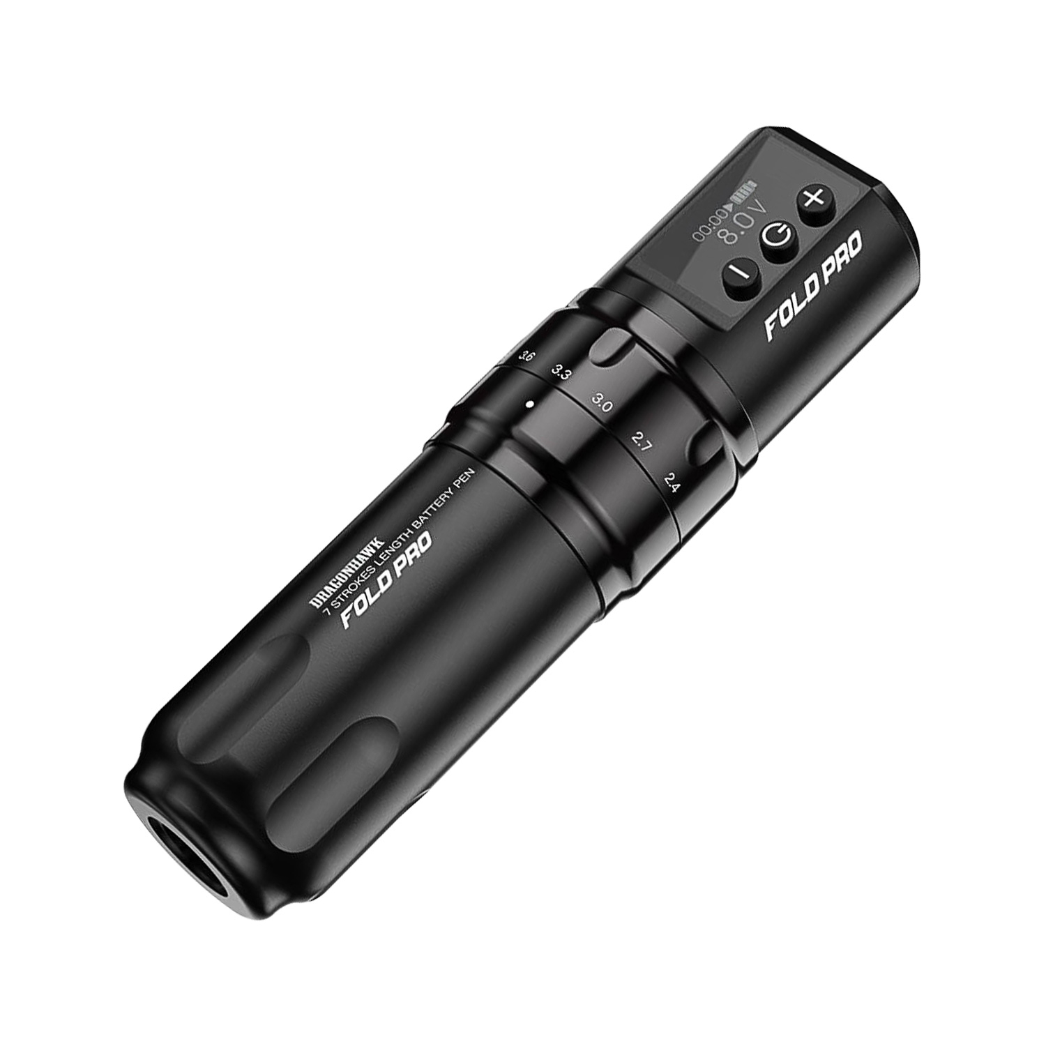 Máquina de Tatuar Inalámbrica Dragonhawk Fold Pro - Negro