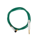 Cable RCA de silicona angulado «Medusa Silicone Range» de Evolution Cords (2 m) - Negro