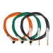 Cable RCA de silicona angulado «Medusa Silicone Range» de Evolution Cords (2 m) - Negro
