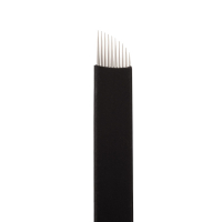 Caja de 25 Jenn Boyd Ink - Brow Slayer Microblades / Microblading Needles - 10.25 Curved Slant