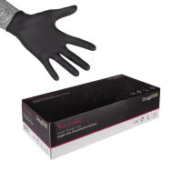 Caja de 100 Guantes De Nitrilo Uniglove Select Black