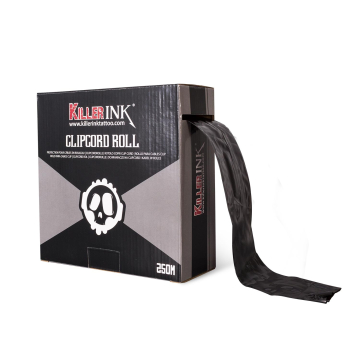 Rollo De 250 Metros Funda Protectora Para Cables Killer Ink Black Line (Sin Cortes)