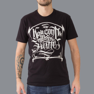 Camiseta Luxury Hustle Wear El Whyner «Can't Knock The Hustle» en negro