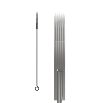 Caja De 50 Agujas KWADRON 0.35MM CONO LARGO PLANAS