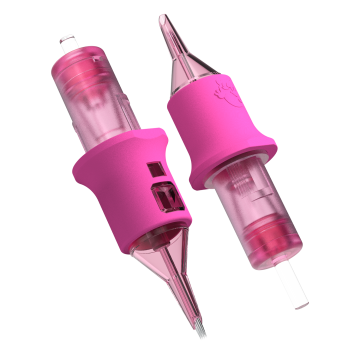 Caja de 50 Cartuchos Ghost Pink - Round Shader Long Taper