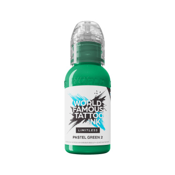 Tinta Para Tatuar World Famous Limitless - Pastel Green 2 30 ml