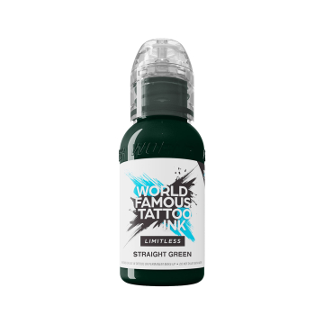 Tinta Para Tatuar World Famous Limitless - Straight Green 30 ml
