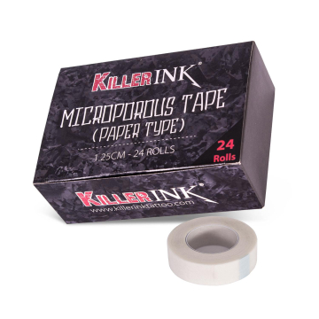 Cinta Adhesiva Killer Ink Microporosa (Tipo Papel) 1.25CM