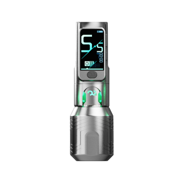 OG FURY II Wireless Tattoo Pen - Gris - Longitud de Carrera 4.2mm