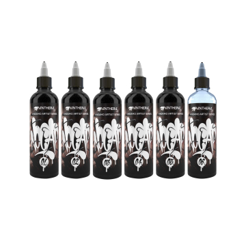 Set Panthera Black Ink x Kindamo - 6x 150 ml