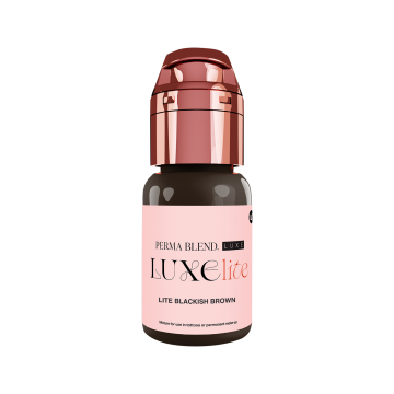 Pigmento para maquillaje permanente Perma Blend LUXE Lite - Lite Blackish Brown 15ml