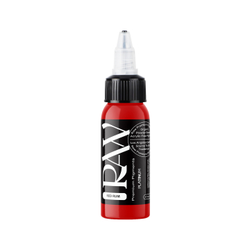 Raw Pigments Platinum - Red Rum Tattoo Ink - 30ml