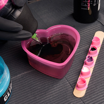 Saferly - Tinteros en Forma de Corazón Rosa - 150ml