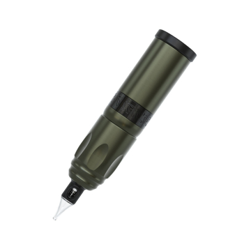 Máquina de Tatuaje Inalámbrica Stigma-Rotary® Force + Power Pack + Adaptador RCA - Verde Militar