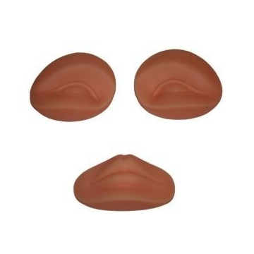 Recambio De Ojos Y Labios Para Cabeza Sintética