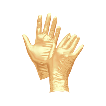 Box of 100 Unigloves Fancy Gloves Nitrile Gold