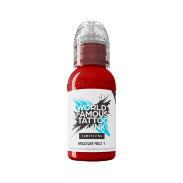 Tinta Para Tatuar World Famous Limitless - Medium Red 1 30ml