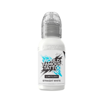 Tinta Para Tatuar World Famous Limitless - Straight White