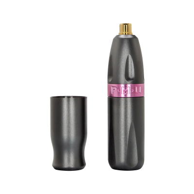 Bishop PMU Pen - Grey with Pink Spline - 2.5 mm Longitud de Trazo