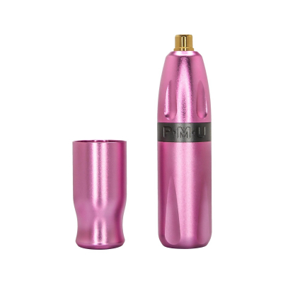 Bishop PMU Pen - Pink with Grey Spline - 2.5 mm Longitud de Trazo