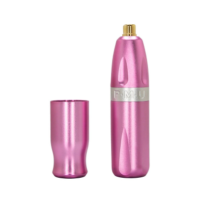 Bishop PMU Pen - Pink with Silver Spline - 3.5 mm Longitud de Trazo